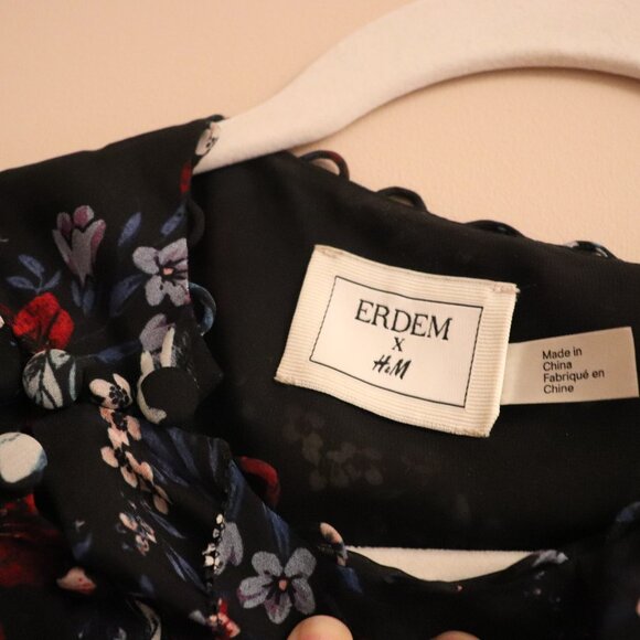 ERDEM X H&M FLORAL BLOUSE - Picture 3 of 5